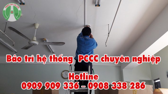 sửa chữa, bảo trì hệ thống PCCC